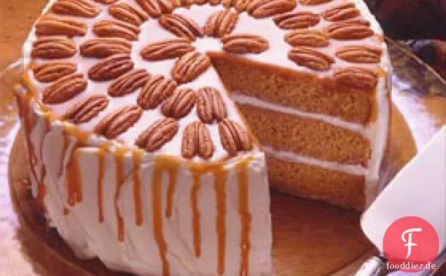 Pumpkin Pecan Layer Cake