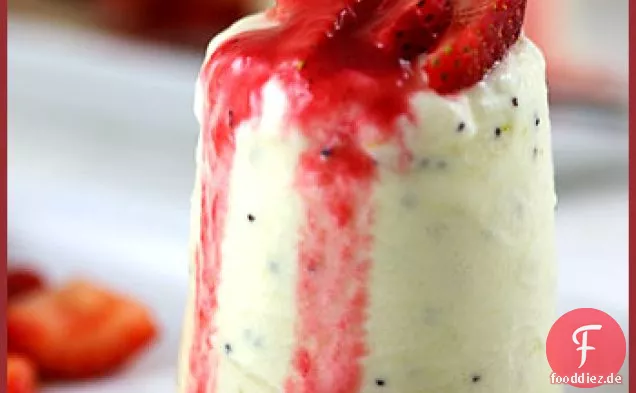 Iced Lime Soufflé mit Mohnsamen