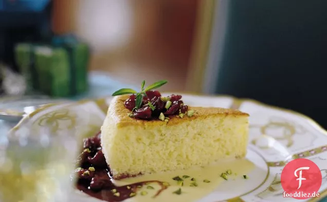Grieß Soufflé-Kuchen