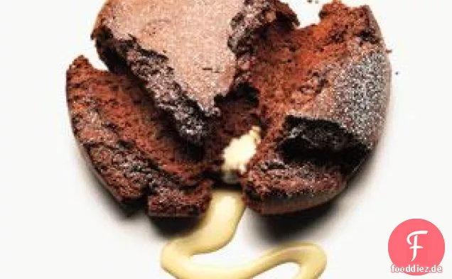 Bittersüßes Schokoladensoufflé