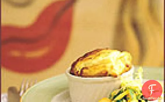 Ziegenkäse Souffle mit Thymian