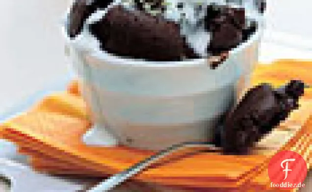Dunkle Schokolade-Limetten-Souffles
