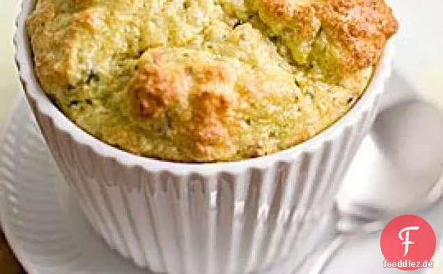 Pancetta Und Pesto-Soufflé