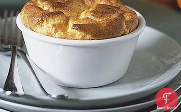 Süßkartoffel-und Cheshire-Käse-Soufflés