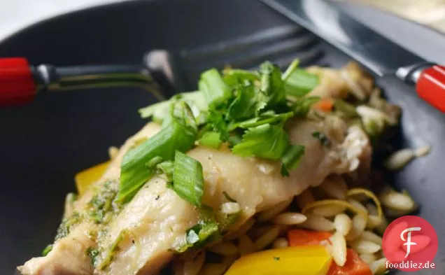 Ingwer und Koriander gebacken Tilapia Rezepte aus der Kitchn