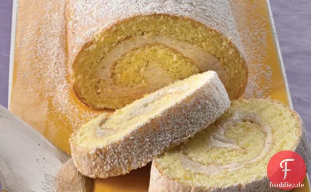 Orange Chai-gewürzte Kuchenrolle