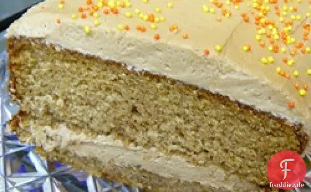 Neue Herzogin Gewürzkuchen mit Ahorn Buttercreme Zuckerguss