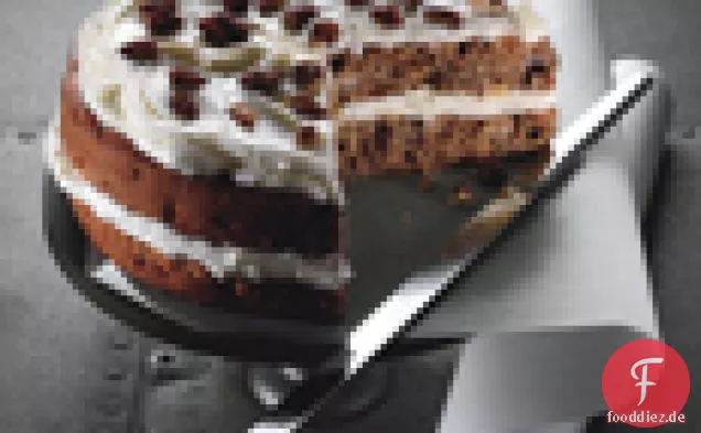 Fuji Apple Spice Cake with Cream Cheese Frosting