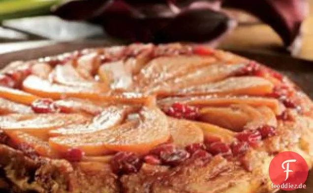 Pear, Apple & Cranberry Tarte Tatin