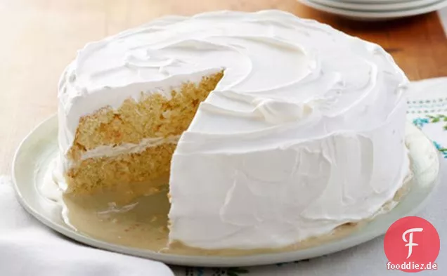 Layered Lemon Tres Leches Kuchen