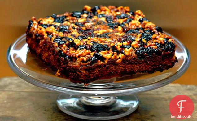 Gluten Free Pumpkin Cranberry Upside Down Cake
