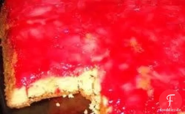 Rhabarber auf den Kopf Kuchen I