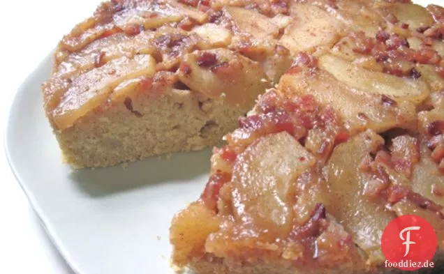 Apfel & kandierter Speck Upside Down Kuchen