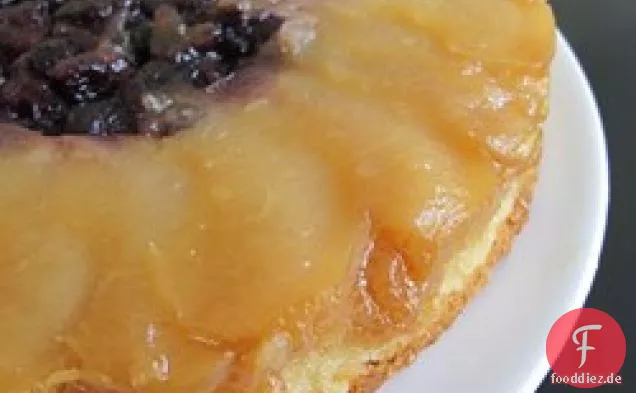 Plum Blueberry Upside Down Cake