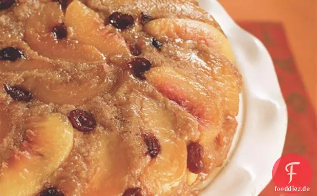 Upside Down Pfirsich Kuchen