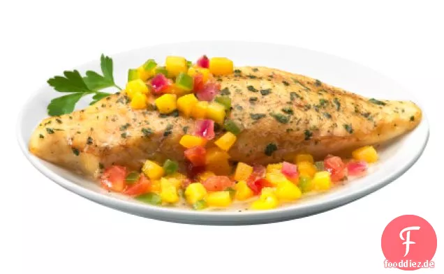 Anti-Krebs Himbeere Mango Tilapia