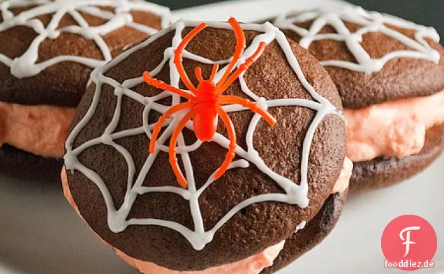Spiderweb Whoopie Pies