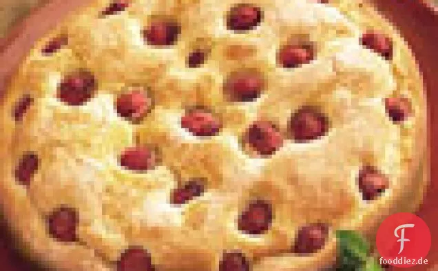 Himbeerkuchen mit Marsala, Crème Fraîche und Himbeeren