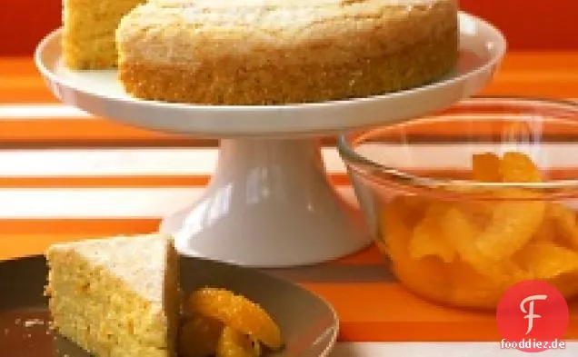 Orange Maismehl Kuchen