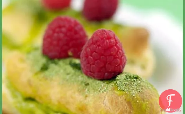 Matcha Tee Éclairs und Brandteig Geschichten