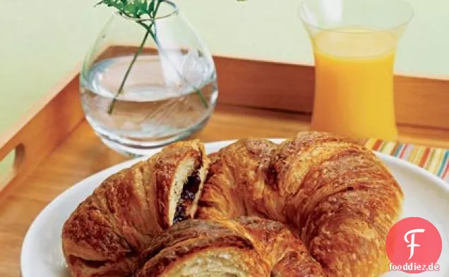 Schokoladen-Mandel-Croissants