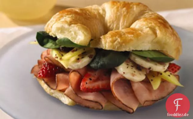 Schinken & Obst Salsa Croissant
