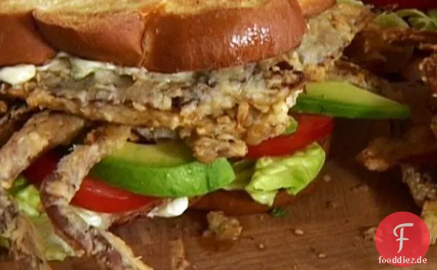 Softshell-Krabben B.L.T. mit Zitronen-Pfeffer-Mayonnaise