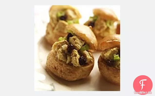 Curry Dijon Huhn Puffs