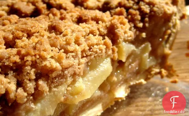 Birne Crumble Pie