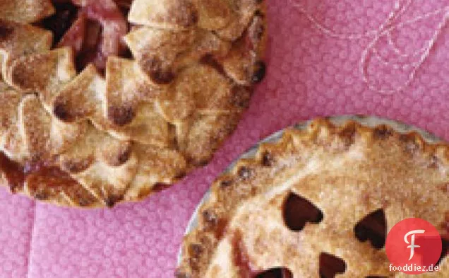 Birnen-Himbeer-Herzkuchen