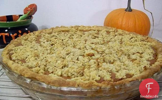 Kürbismousse Streuselkuchen