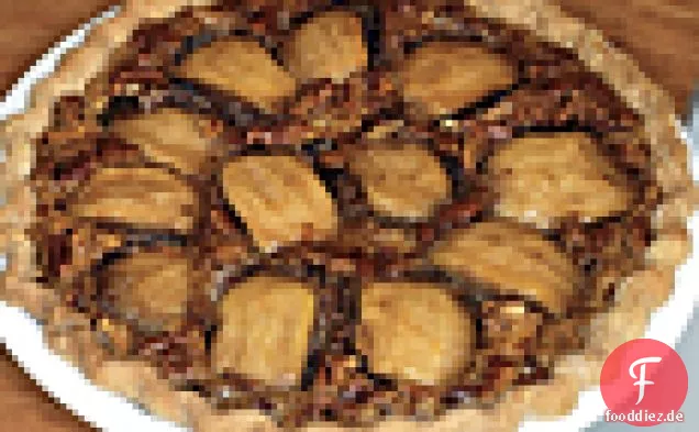 Karamellisiert-Apfel-Pekannuss-Torte