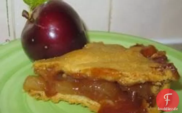 Apfelkuchen mit Orangenglasur