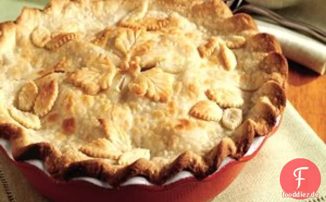 Frischer tiefer Apfelkuchen