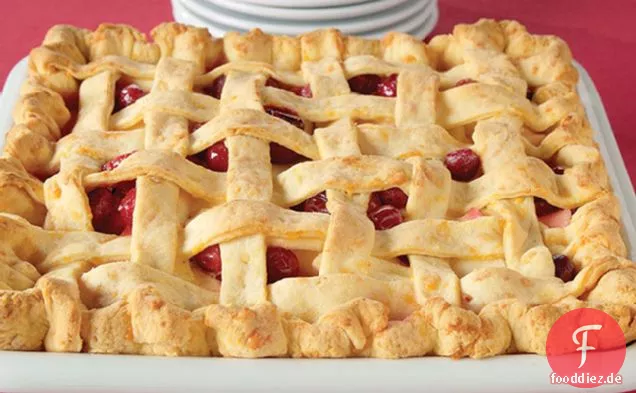 Deep-Dish Cranberry-Apfelkuchen
