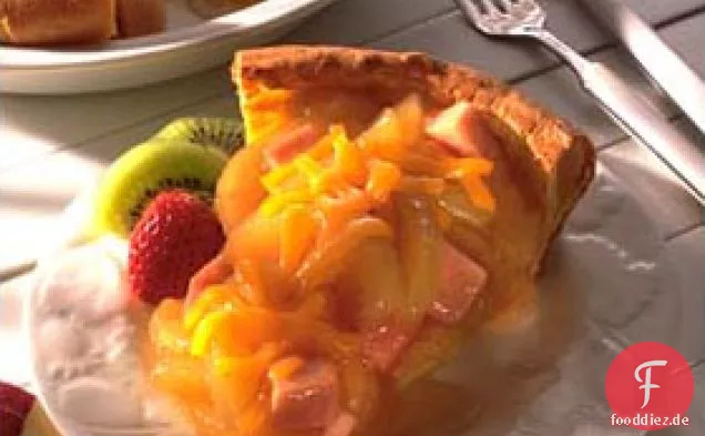 Schinken & Apfel gefüllt Puff Pancake