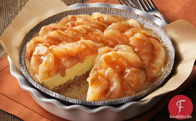 Apfel-Karamell-Eisbecher-Torte