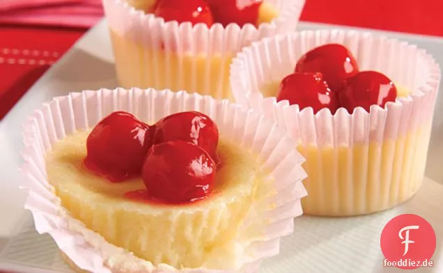 Cupid's Cherry Cheesecakes