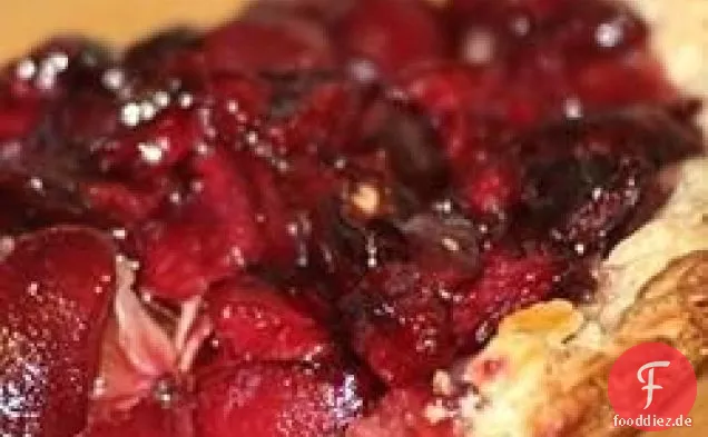 Gesunder und köstlicher Kirschkuchen