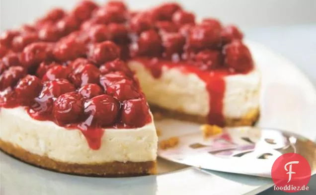 Schlanker Kirsch-Käsekuchen