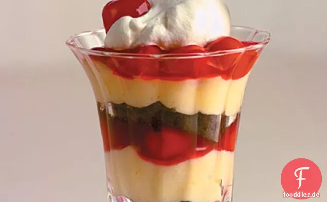 Kirsch-Käsekuchen-Parfaits