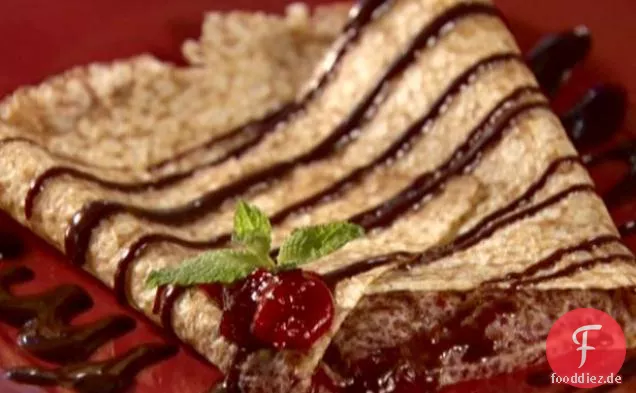Gebrannte Kirschcrepes