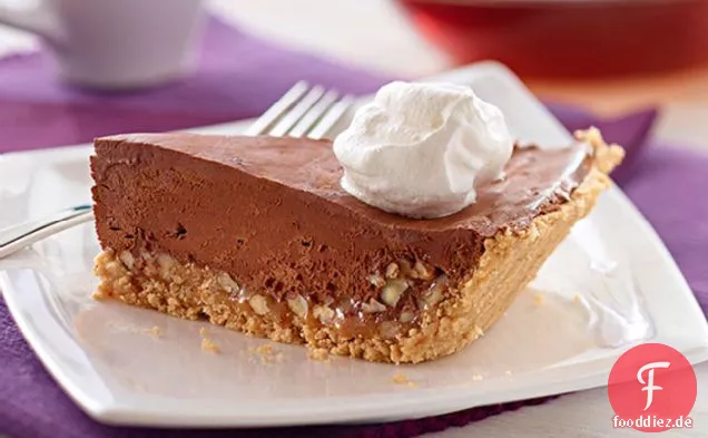 Schokoladen-Karamell-Pekannuss-Torte