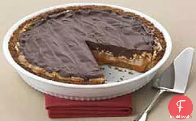 Ultimative Schokolade Karamell Pecan Pie