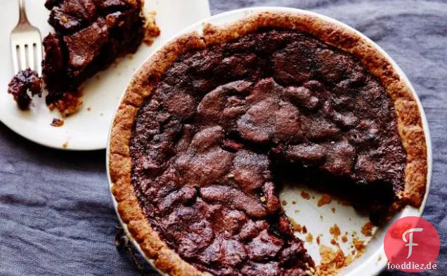 Bourbon und Schokolade Pecan Pie