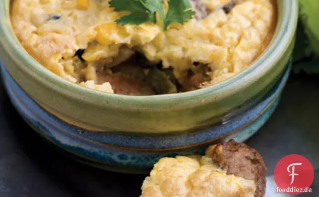 Pork Pot Pies mit Maispuddingkruste