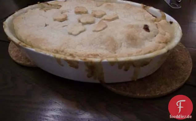 Huhn & Gemüse Topf Pie