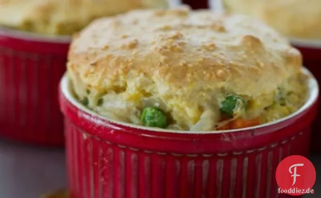Chicken Pot Pie mit Maismehlkruste