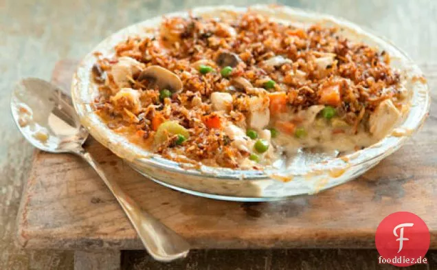 Chicken Pot Pie mit Reis