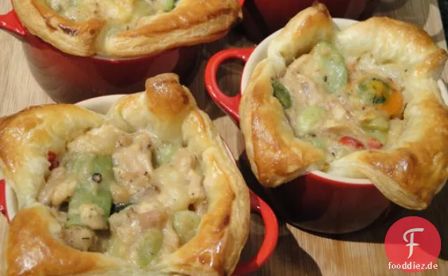 Von innen nach außen Huhn Pot Pie